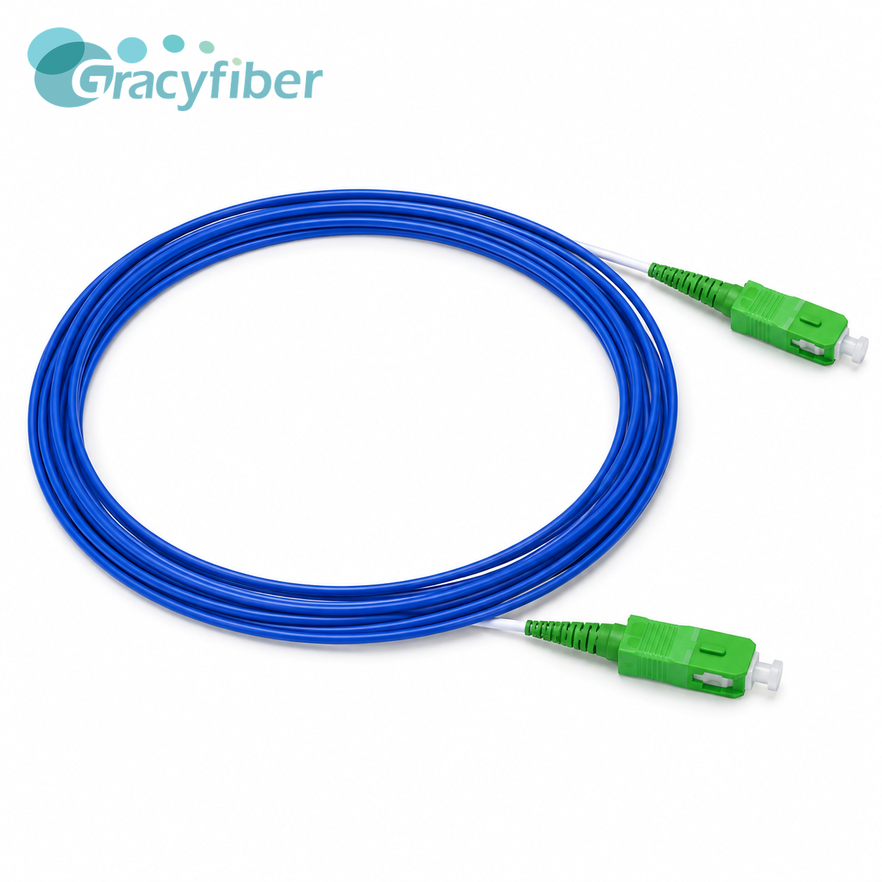 Polarization Maintaining Patch Cord C Band 4m SC APC PM1550 Fiber 2mm Blue Loose Tube for Fiber Laser and Optical Testing,Passive Optical Components