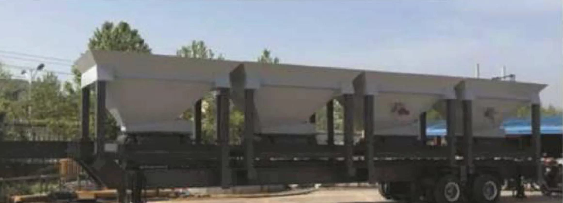 YLB Mobile Asphalt Batching Plant Asphalt Mixing Equipment PLC Control