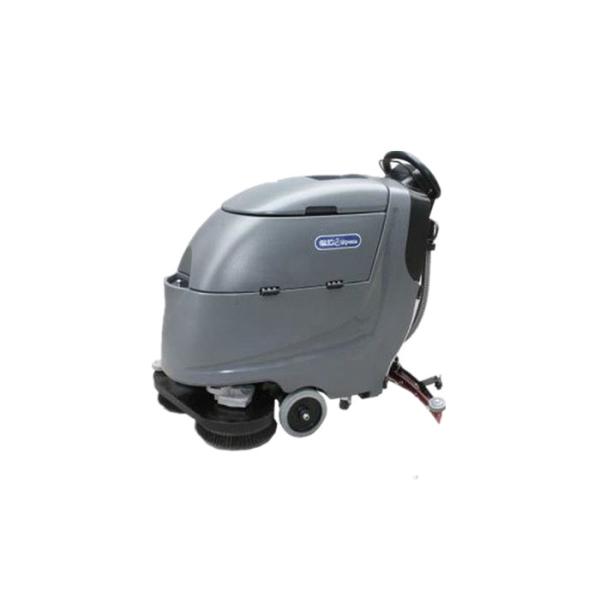 Double Brush Commercial Hardwood Floor Cleaning Machines With Anticollision Wheel