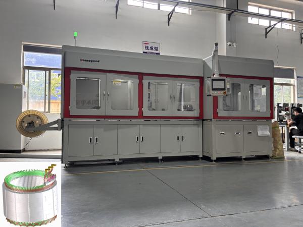380V Flat Wire Stator Assembly Line Automated Hairpin Winding Machine
