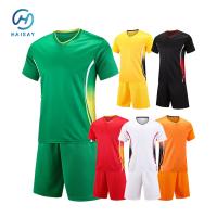 Ensemble de maillots de football - Logo de l'équipe de soutien et numéro de nom du joueur, 100% polyester, respirant et sueur pour les équipes scolaires / clubs