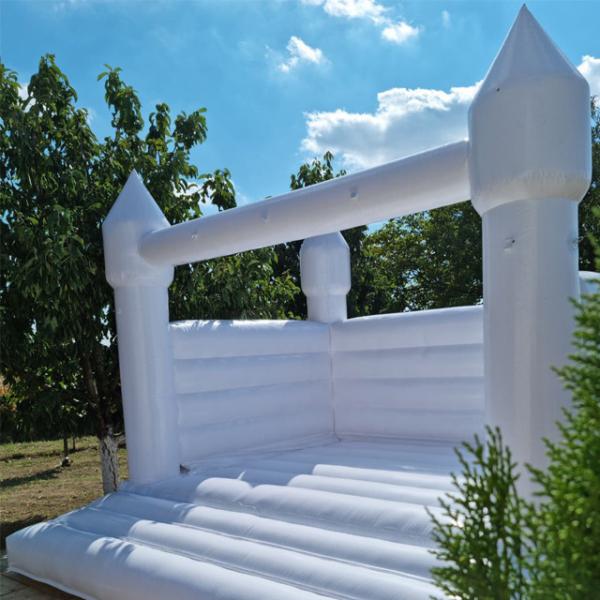 Custom Party Rental Entertainment Jumping Castles White Bubble Bounce House