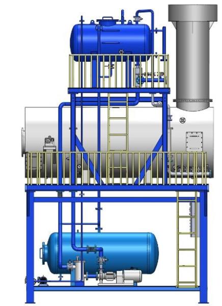 Eco Friendly Gas Fired Industrial Steam Boilers For HFO Fired Power Plant
