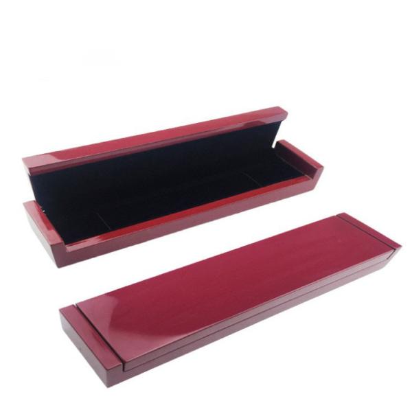 Custom Lacquered Wood Jewelry Box High Glossy Wooden Bracelet Box