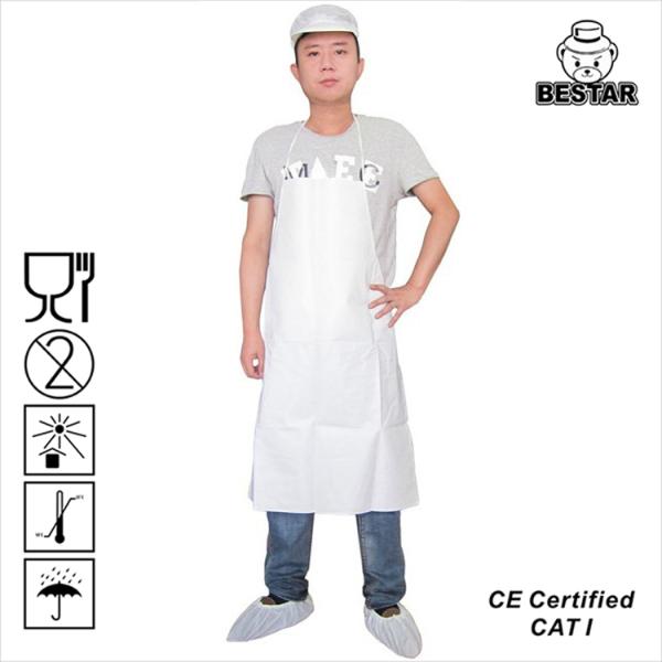 ODM Microporous Film poly Disposable Protective Apron For Food Industry