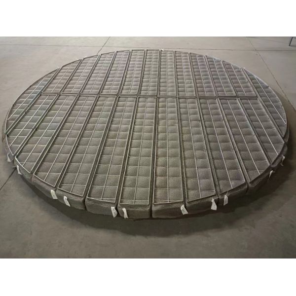 Stainless Steel Mesh Demister Mist Eliminator Gas And Liquid Mesh Knitted