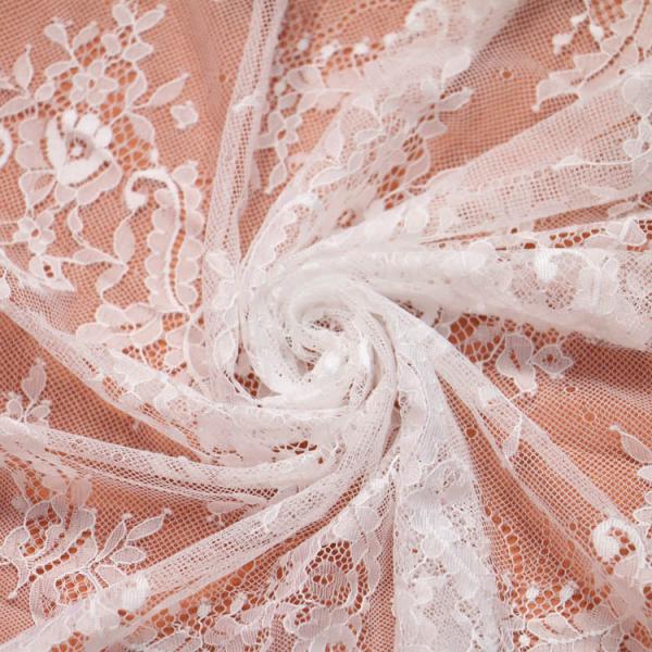 Green Environmental Protection  Eyelash Lace Fabric  for Wedding Dress