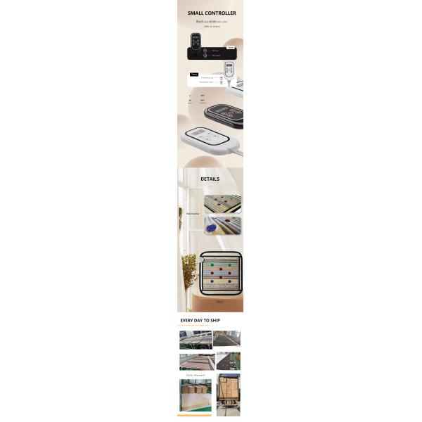 Pemf Дальний инфракрасный турмалиновый аметистный нагревательная прокладка подушка PU кожа