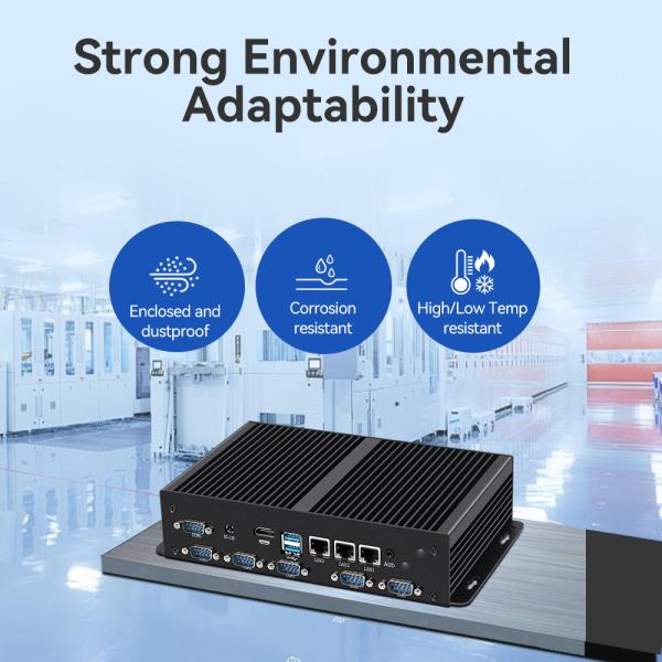 Industrial Mini Fanless Computer Intel Core Series Processor 1115G4 3LAN 6COM DDR4 RAM