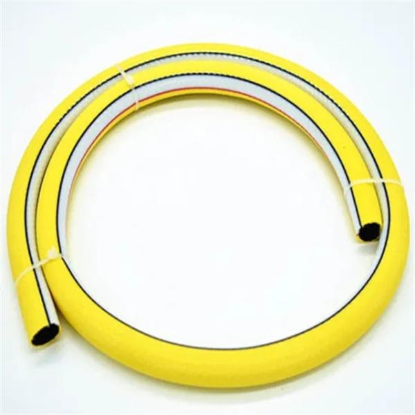 12mm X 20Meter PVC Fiber Braided Reinforced 3 Layer Garden Hose with Fittings