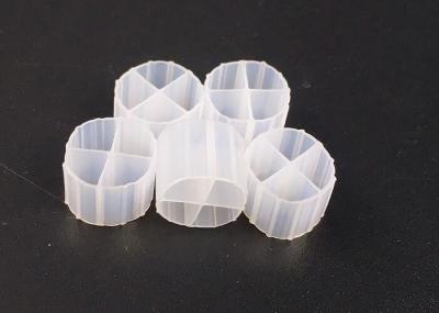 Meios de filtro K1 materiais do HDPE com tamanho de 12mm x de 9mm e cor branca para RAS