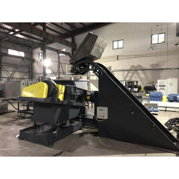 Plastic Recycling Single Screw Extrusion Line With Water Ring Pelletizing System