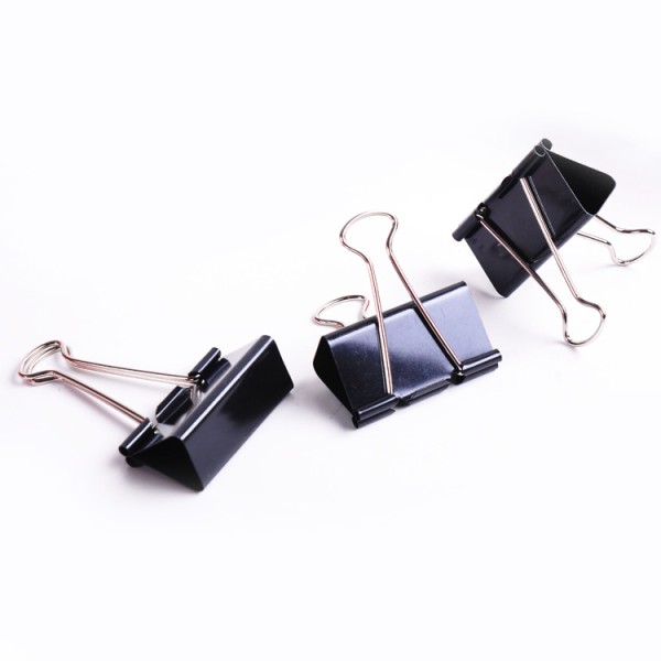 51mm factory wholesale black metal office school binder clips