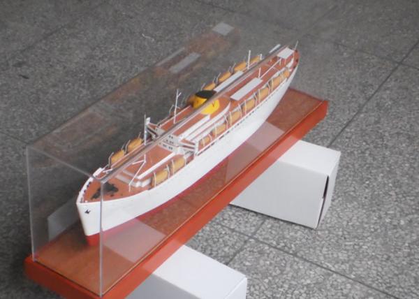 Ferry boat Ship Model With Glass Fiber Reinforced Plastics Hull Material