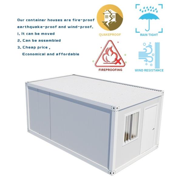 Fast Assembly Connected Column and Beam Container House Affordable for Bedroom/Office