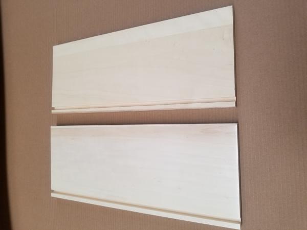 Tabuleiro de gaveta de Paulownia de álamo com ranhuras acabadas e limpas para armário de estilo contemporâneo