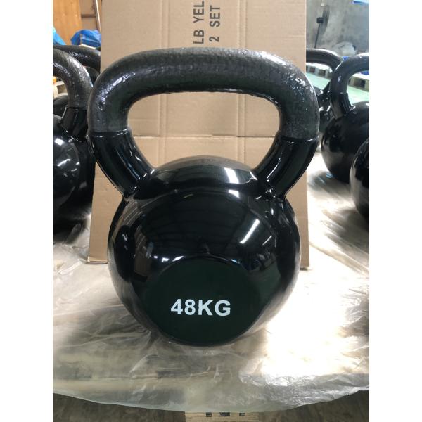 Competition Vinyl Painted Cast Iron Kettlebell Lifting Weights Fitness Equipment