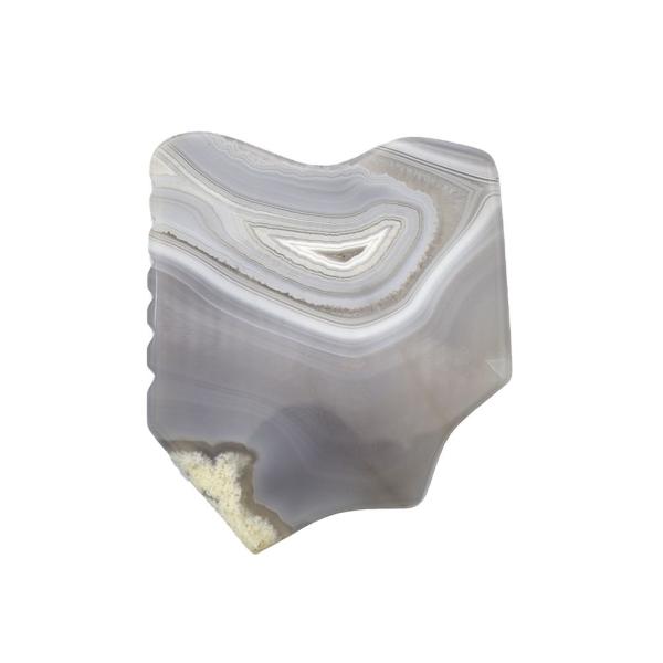 Body Health Care Grey Striped Agate Jade Gua Sha Stone Guasha Board Custom Massage Scraping Therapy Tool for Face and Body