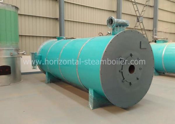 pressão horizontal ateada fogo do tubo da caldeira do óleo 300kw gás de aço térmico eficiente baixa