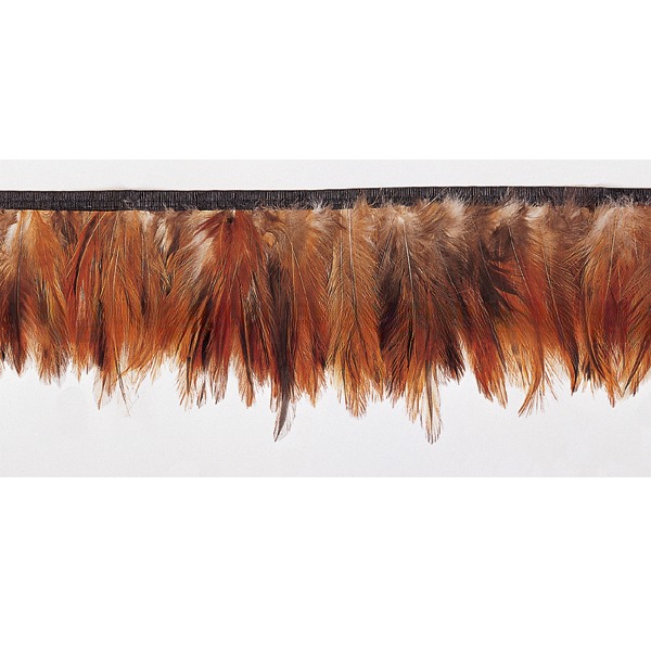 Party Decoration Chicken Feather Fringe Trim 1 Yard/Meter Length Dyed Pattern