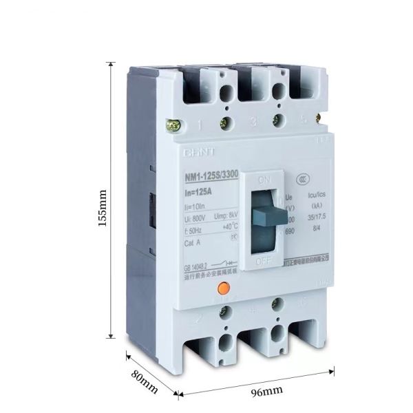 Industrial Grade 3 Phase 380v AC Circuit Breaker 100A MCCB Breaker 2P 3P 4P