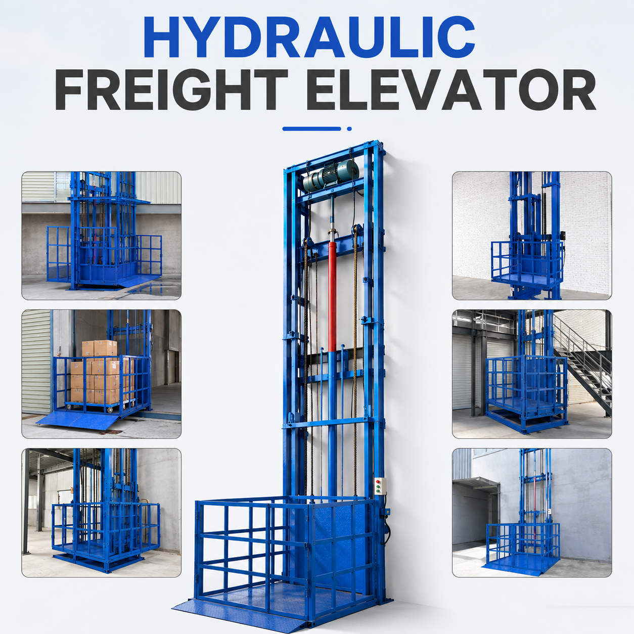 Modern Hydraulic Lifting Platform Small Vertical Wall Mounted Goods Lift Table