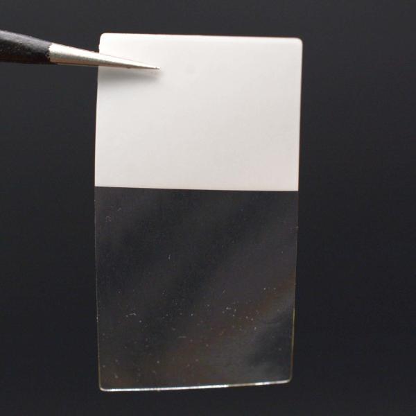 20mmx38-15mm Cable Adhesive Label 1.5mil White Gloss Transparent Water Resistant Polyester Cable Label