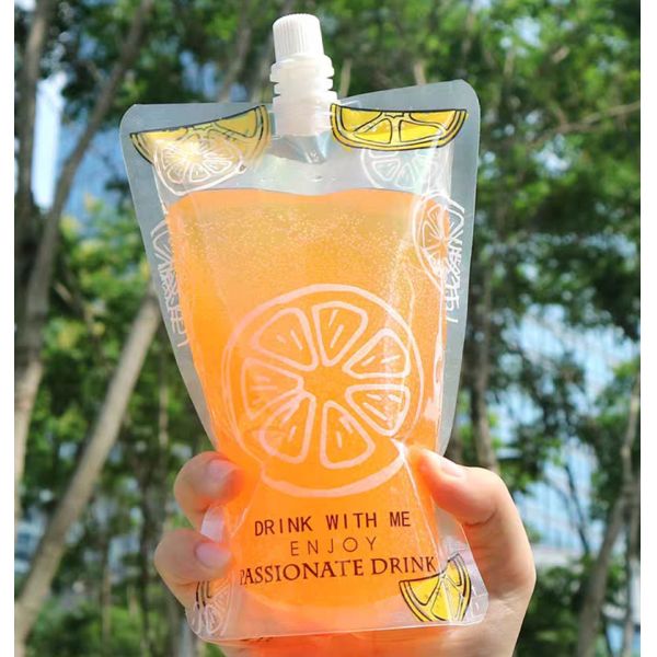 Degradable Spout Pouch Packaging Personalized Drink Pouches For Juice