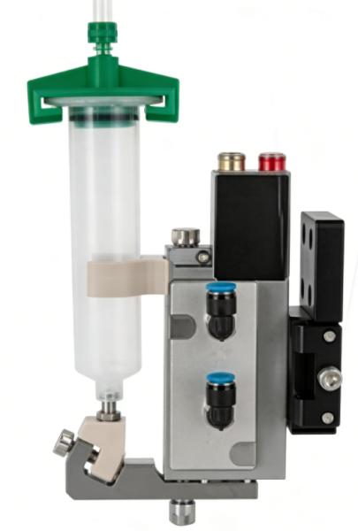 Non Contact Dispensing Valves High Precision Piezoelectric Jet Valve For Underfill Applications