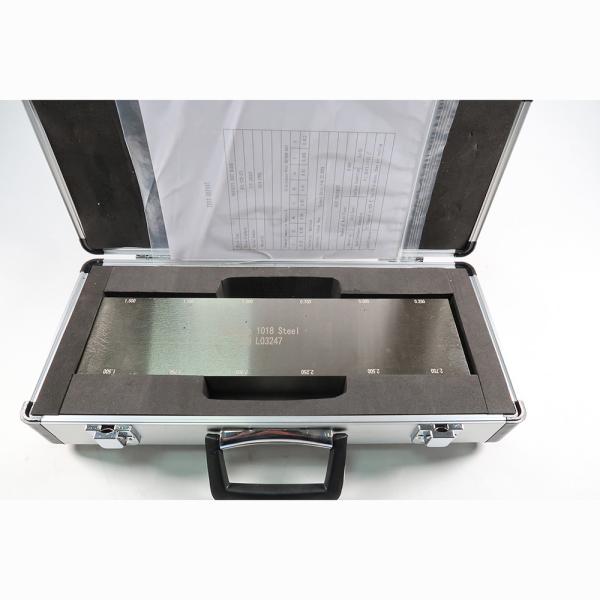 1018 Steel Nickel Plating Calibration Block 6 Holes Type