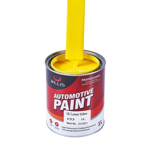 Hot Selling Lemon Yellow 1K Auto Refinish Basecoat China's Best Selling Acrylic Resin Coating Automotive Paint/Car Paint Thinner