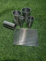 Écran de fil de fil pour filtration Profil en forme de V au diamètre du fil 0,25 mm-2,5 mm