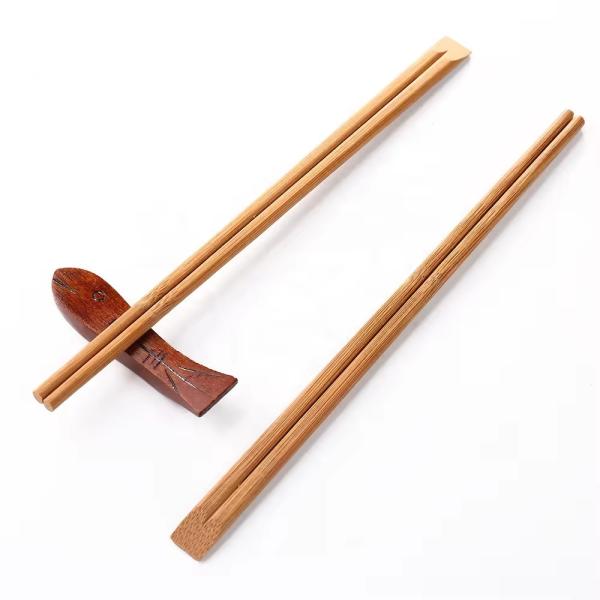 Carbonized Bamboo Chopsticks 21cm 4.8mm Food Grade Eco-Friendly