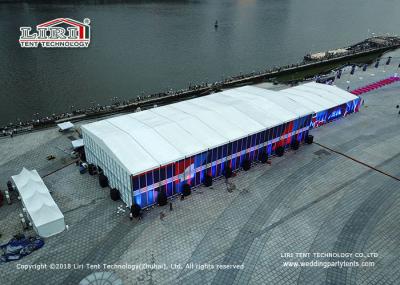 20x45m PVC Fabric Double Decker Tent For Car Launch Events