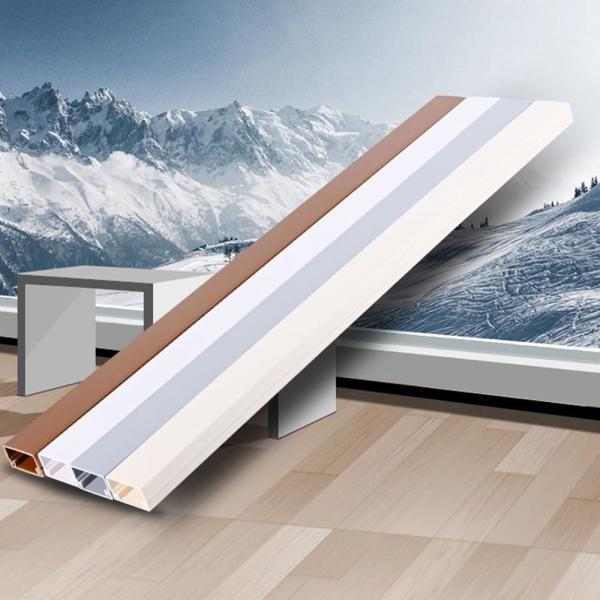 Extrusion Profile Plastic Cable Duct PVC Floor Trunking PVC Conduit Trunking Profiles Customized
