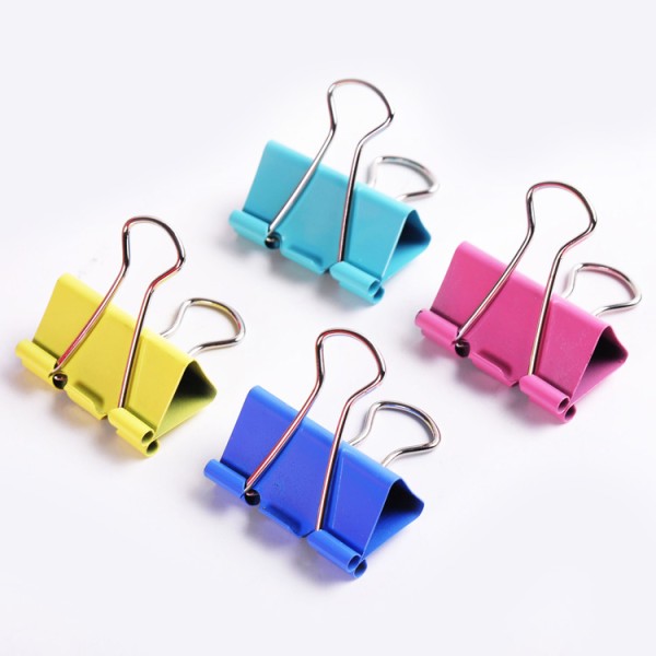 25mm good quality multicolor metal binder clips
