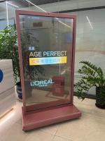 Téléviseur à sol de 55 pouces Transparent OLED Signage numérique AMOLED Écran tactile 4K Ultrafin Affichage OLED transparent
