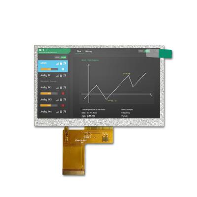 5 Inch TFT LCD Module 800xRGBx480 300cd/M2 Brightness ST7257 Driver
