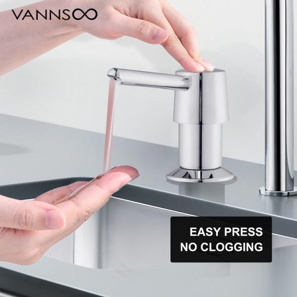Soap Dispenser For Kitchen Commercial SUS304 Kitchen Sink Soap Dispenser Pump Sink Mounted Soap Dispenser 250ml