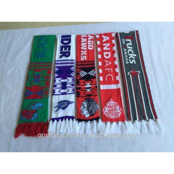 600set/month OPEK High Speed Hat and Fan Football Scarf Knitting Machine 752*663*1418mm