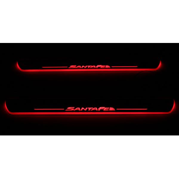 Hyundai SantaFe IX45 LED light car door sill scuff plate China wholesale
