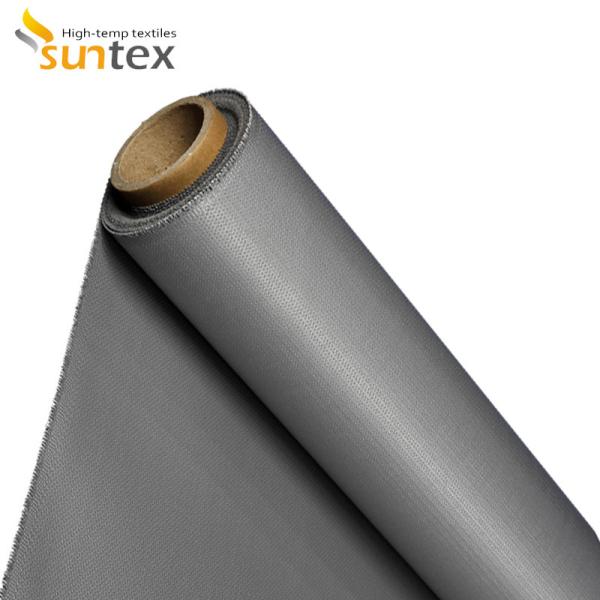 Pano/tela revestidos impregnados da fibra de vidro da borracha de silicone para a junção de expansão/cortina