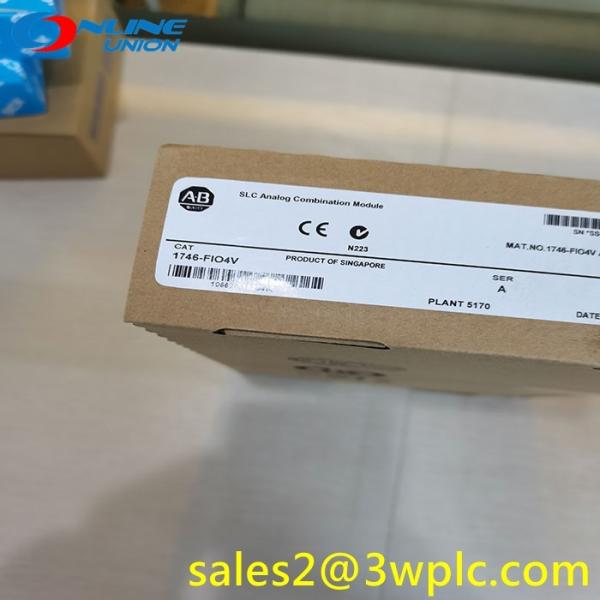 1746-F1O4V Allen Bradley FI04V Ser A SLC 500 Module d'entrée et sortie analogique rapide