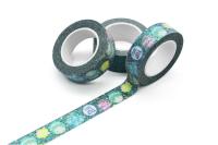 O costume da fita de Washi do brilho imprimiu a fita de Washi para artigos de papelaria da decoração