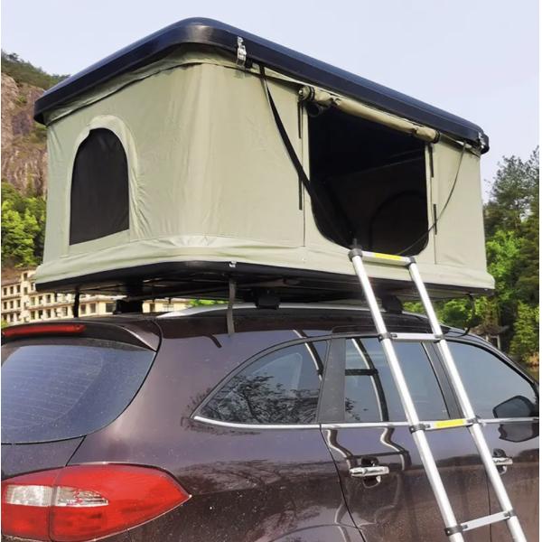 Rugged Hard Shell Outdoor Travel Hiking Rooftop Tent for Off Roading