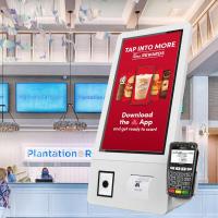 Terminal de la posición de la pantalla táctil de 21,5 pulgadas, quiosco de escritorio del pago del servicio del uno mismo de la encimera
