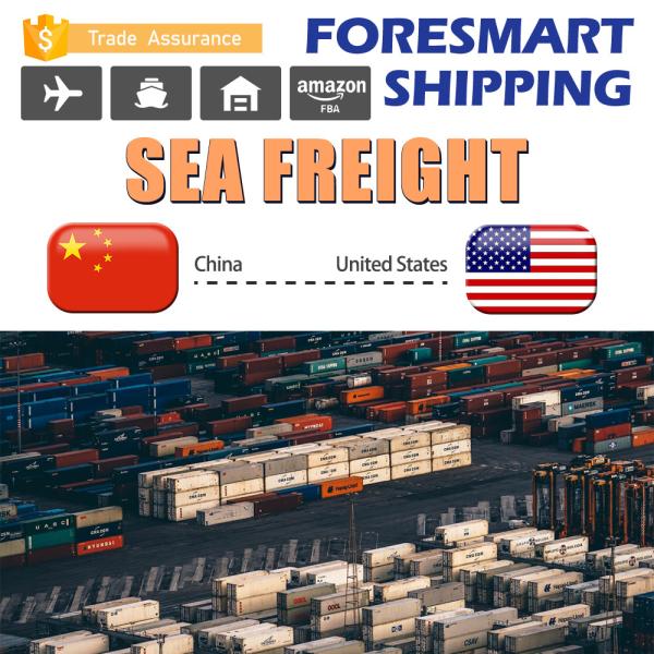 Transporte do frete de mar de 20FT 40FT 40HQ LCL aos EUA de China