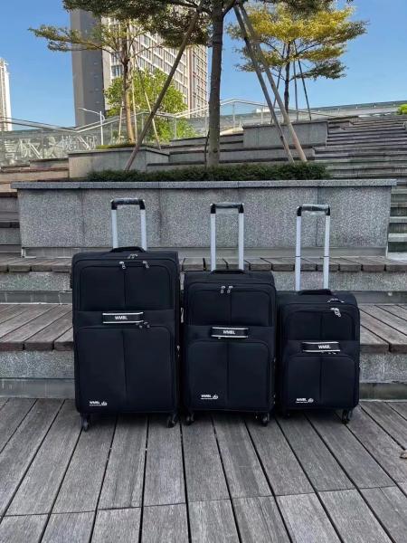 Tecido Prático Maleta de 4 rodas 20 24 28 polegadas Multicolor Leve