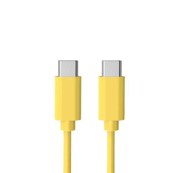 1M Type C To Type C Cable 2.0 5V 3A PVC Braided Charger Cords