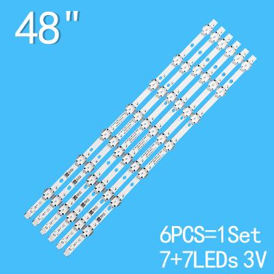 48HK6T64 48HK6T74U Vestel Backlight 48HB6T72U VES480QNDS-2D-N11 Light Strip